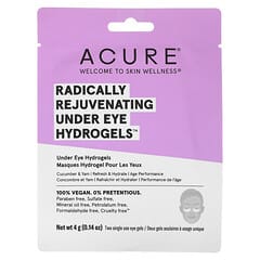 ACURE, 透徹煥活緊雅水凝膠修護眼膜，2 支一次性眼凝膠，0.14 液量盎司（4 毫升）