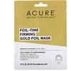 Foil-Time Firming Gold Foil Mask, 1 Single Use Mask, 0.67 fl oz (20 ml)