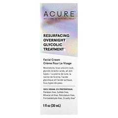 ACURE, Resurfacing, Overnight Glycolic Treatment, 1 fl oz (30 ml)
