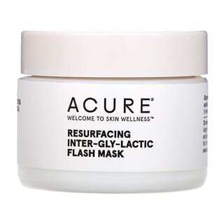 ACURE, Resurfacing Inter-Gly-Lactic Flash Mask, 1.7 fl oz (50 ml)