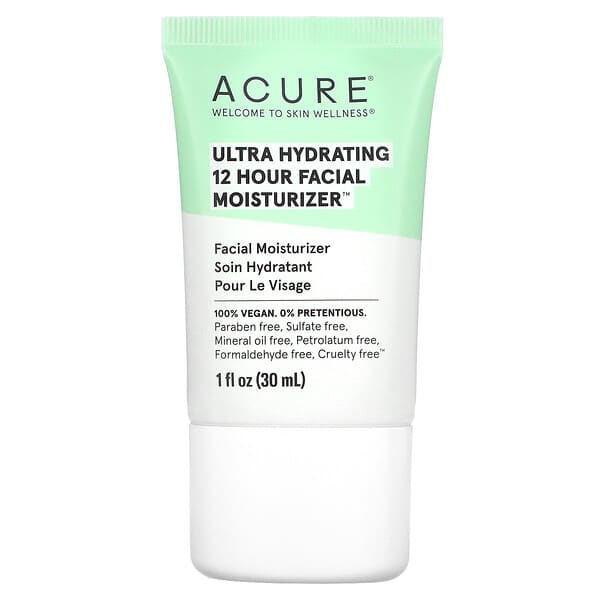 ACURE, Ultra Hydrating, 12 Hour Facial Moisturizer, 1 fl oz (30 ml)