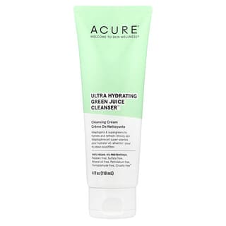 ACURE, Ultra hydratační, čisticí prostředek na zelenou šťávu, 4 fl oz (118 ml)