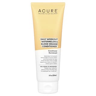 ACURE, Condicionador™ de Melancia e Laranja Sanguínea Daily Workout, Cabelos Oleosos e Quimicamente Tratados, 236 ml (8 fl oz)