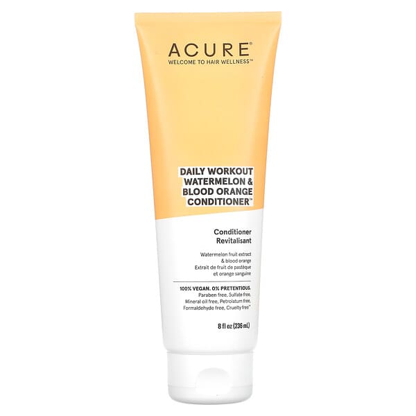 Acure, デイリーワークアウトスイカ＆ブラッドオレンジコンディショナー 236.5ml（8液量オンス）