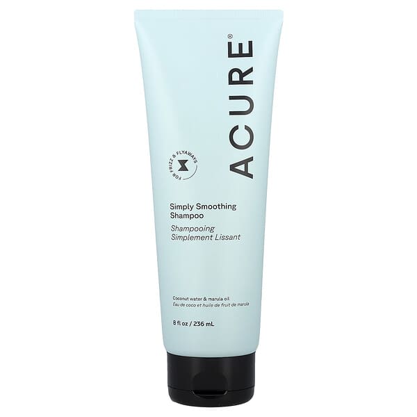 ACURE, Simply Smoothing Shampoo, 코코넛워터 & 마룰라오일, 236ml(8fl oz)