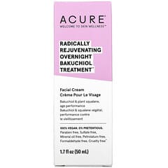ACURE, Tratamiento con bakuchiol durante la noche, radicalmente rejuvenecedor, 50 ml (1,7 oz. Líq.)