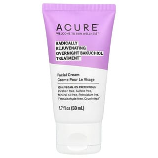 ACURE, Radically Rejuvenating, Overnight Bakuchiol Treatment, Facial Cream , 1.7 fl oz (50 ml)