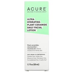 ACURE, Ultra Hydrating Plant Ceramide Daily Facial Lotion, ультраувлажняющий лосьон для лица с растительными керамидами для ежедневного ухода, 50 мл (1,7 жидк. унции)
