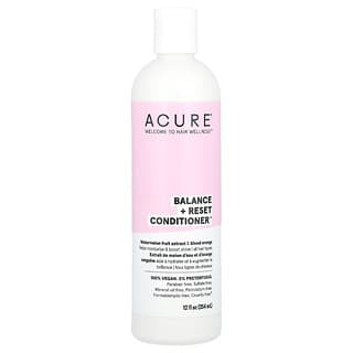 ACURE, Après-shampooing Balance + Réinitialiser, Tous types de cheveux, Extrait de pastèque et orange sanguine, 354 ml