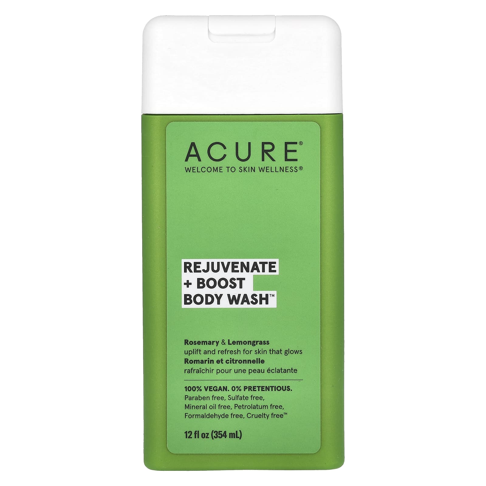 ACURE, Body Wash, Rejuvenate + Boost, Rosemary & Lemongrass, 12 fl oz ...