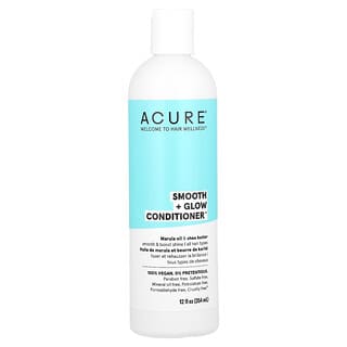 ACURE, Smooth + Glow Conditioner, All Hair Types, Marula Oil & Shea Butter, 12 fl oz (354 ml)