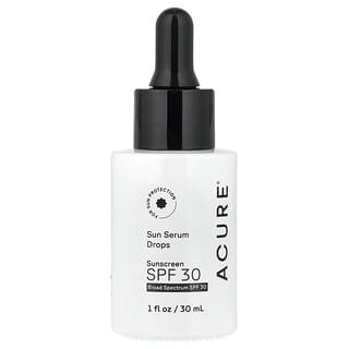 ACURE, Sun Serum Drops Sunscreen, Sun Serum Tropfen Sonnenschutz, LSF 30, 30 ml (1 fl. oz.)