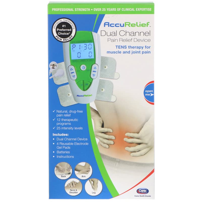 AccuRelief Dual Channel TENS Therapy Pain Relief System