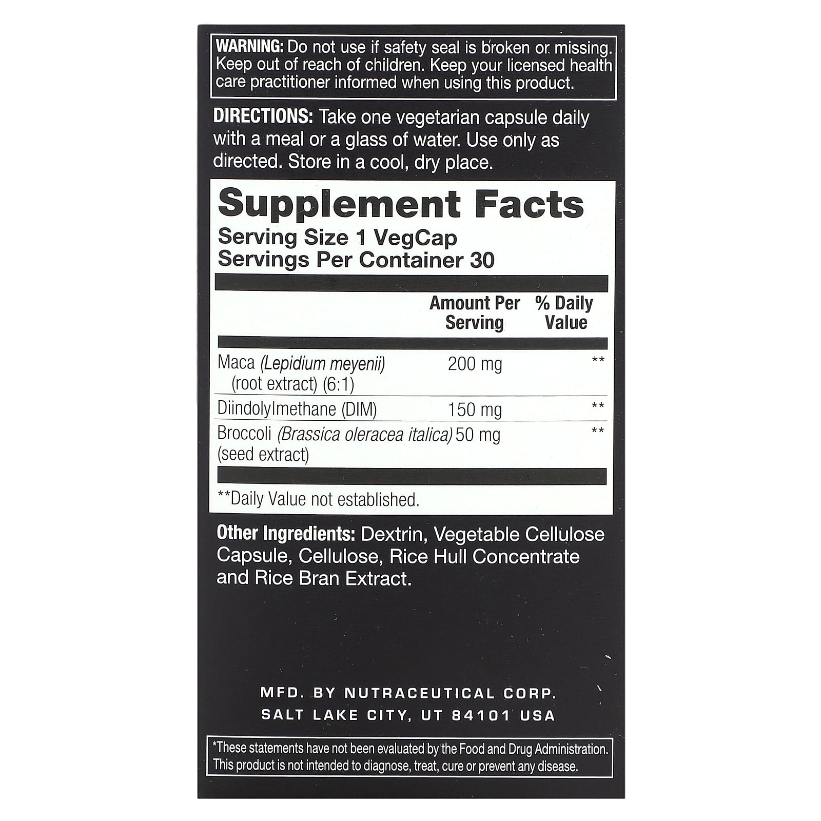 Action Labs, Alpha Advantage, Dim For Men, 30 Vegcaps