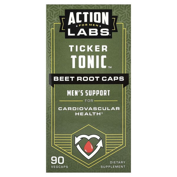 For Men, Ticker Tonic™, Beet Root Caps, 90 VegCaps