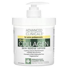 Advanced Clinicals, Collagen, лосьон для восстановления кожи, без отдушек, 454 г (16 унций)