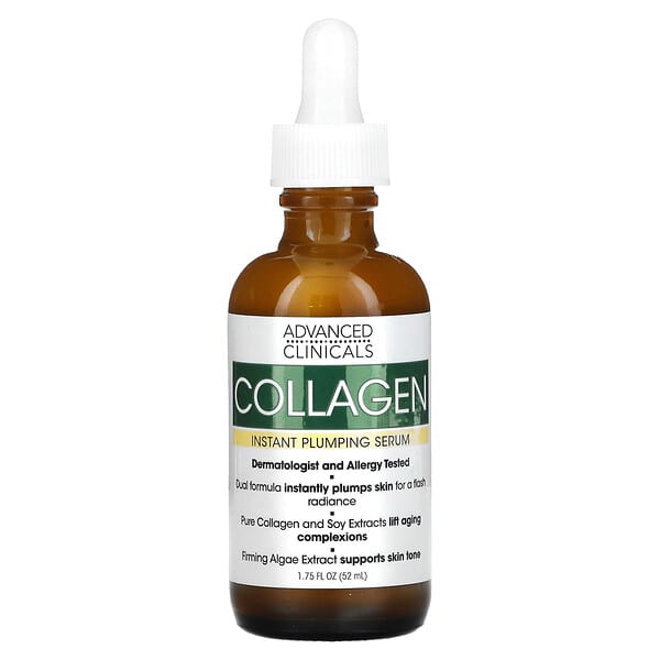 Advanced Clinicals, Collagen Serum, Instant Plumping, 1.75 fl oz (52 ml)