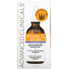 Advanced Clinicals, Sérum antienvejecimiento con vitamina C, 52 ml (1,75 oz. líq.)