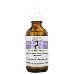 Advanced Clinicals, Sérum hyaluronique, Hydratant instantané pour la peau, 52 ml