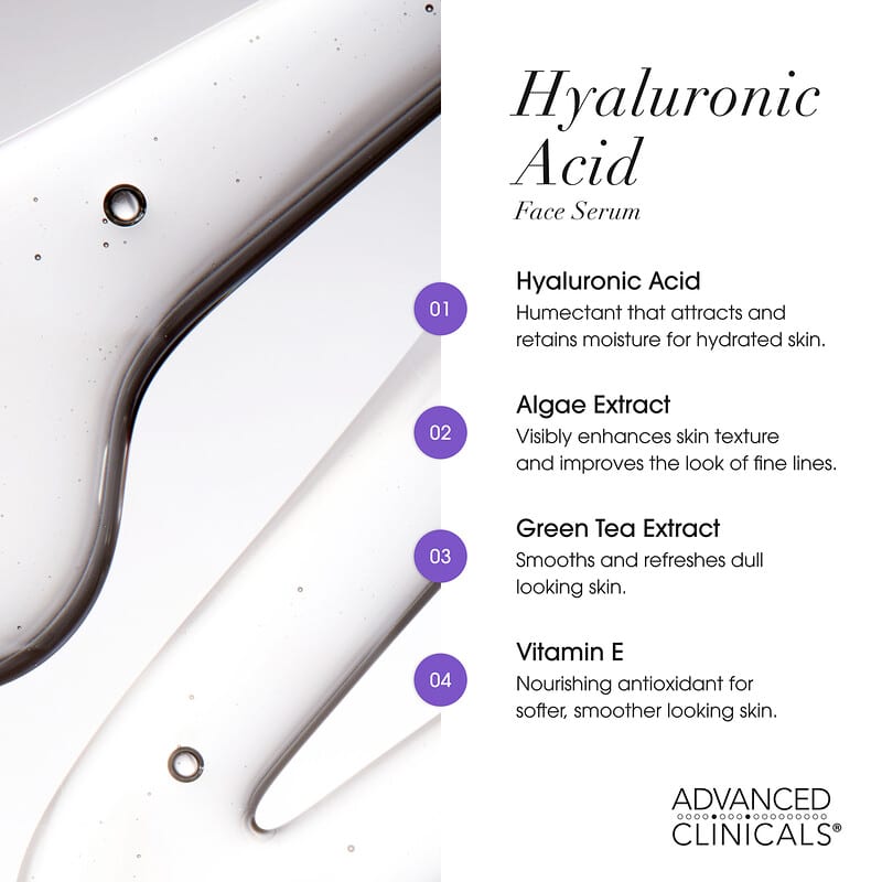 Advanced Clinicals, Hyaluronic Serum, 1.75 fl oz (52 ml) | iHerb