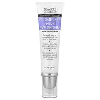 ادفانسد كلينيكالز‏, يعد Complete 5-in-1 Eye Serum مصحح متعدد، وهو 2 أونصة سائلة (59 مل)