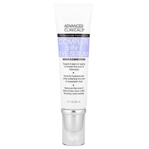 Advanced Clinicals, コンプリート5in1アイセラム、マルチコレクション、59ml(2液量オンス)