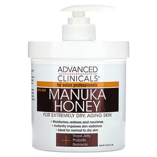 Advanced Clinicals, マヌカハニー、1ポンド（453g／16オンス）