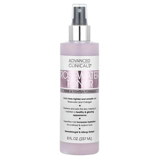 Advanced Clinicals, Tonique à l'eau de rose, formule tonifiante et raffermissante, 237 ml