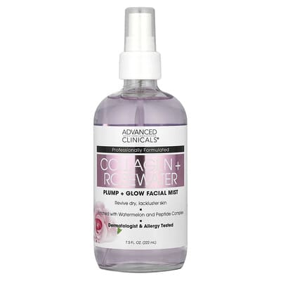 Norland Advanced Clinicals, Collagen + Rosewater, Plump + Glow Facial Mist, 7.5 fl oz (222 ml) supplement Uganda UGX 48514