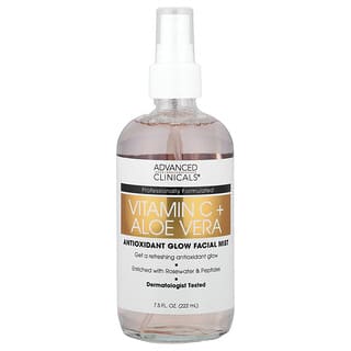 Advanced Clinicals, Vitamin C + Aloe Vera, Antioxidant Glow Facial Mist, 7.5 fl oz (222 ml)