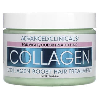 Advanced Clinicals, الكولاجين المعزز لعلاج الشعر، 12 أونصة (340 جم)