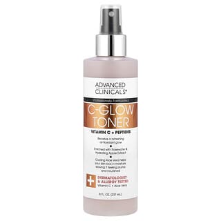 Advanced Clinicals, C-Glow Toner, Vitamin C + Peptides, 8 fl oz (237 ml)