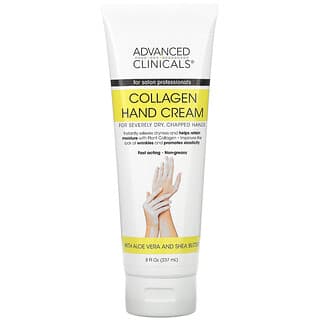 Advanced Clinicals, Crème pour les mains au collagène, 237 ml