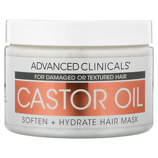 Advanced Clinicals, Rescate para el cabello seco, Aceite de ricino, 340 g (12 oz)