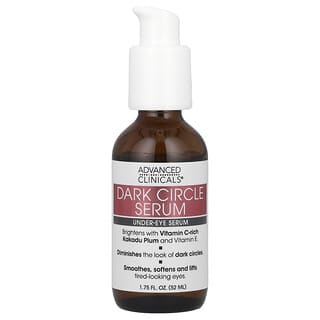 Advanced Clinicals, Sérum Dark Circle, Sem Fragrância, 52 ml (1,75 fl oz)