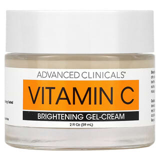 Advanced Clinicals, ビタミンC、Brightening ジェルクリーム、59ml（2液量オンス）