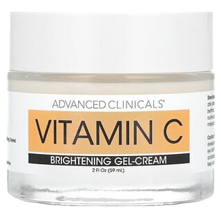 Advanced Clinicals, ビタミンC、Brightening ジェルクリーム、59ml（2液量オンス）