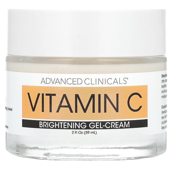 Advanced Clinicals, Vitamin C, Brightening Gel-Cream, 2 fl oz (59 ml)