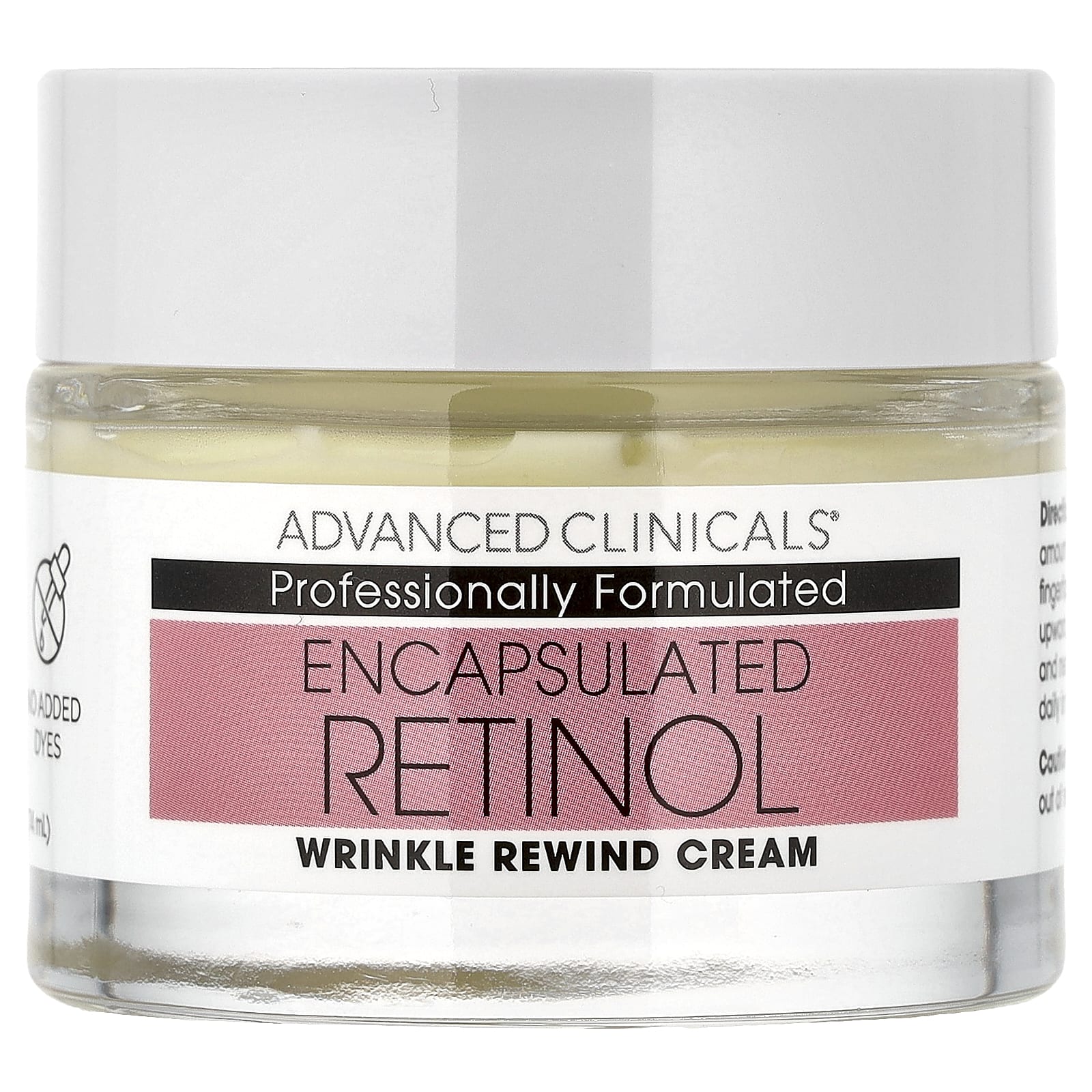 レチノール カプセル化レチノール、Wrinkle Rewind Cream、74ml（2.5液量オンス）