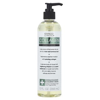 Advanced Clinicals, Collagen, Lifting Body Oil, 12 fl oz (355 ml)