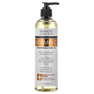 Advanced Clinicals, Minyak Badan Pencerah Vitamin C, 12 fl oz (355 ml)