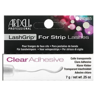 Ardell, LashGrip, For Strip Lashes, Clear Adhesive, 0.25 oz (7 g)