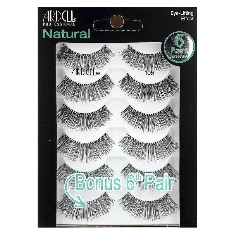 アイラッシュ、ナチュラル、105、6組