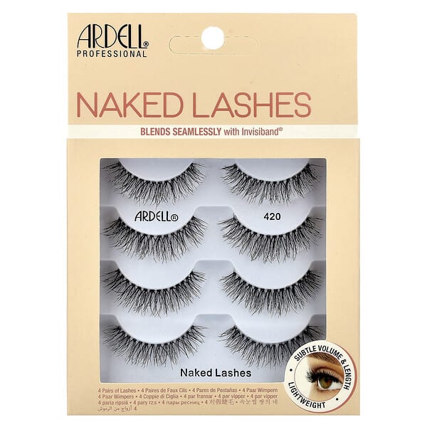 Ardell, Naked Lashes, 420, 4 Pairs