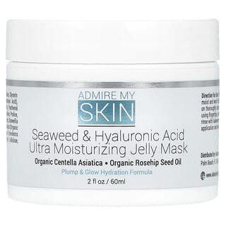 Admire My Skin, Algen und Hyaluronsäure Ultra Moisturizing Jelly Beauty Mask, 60 ml (2 fl. oz.)