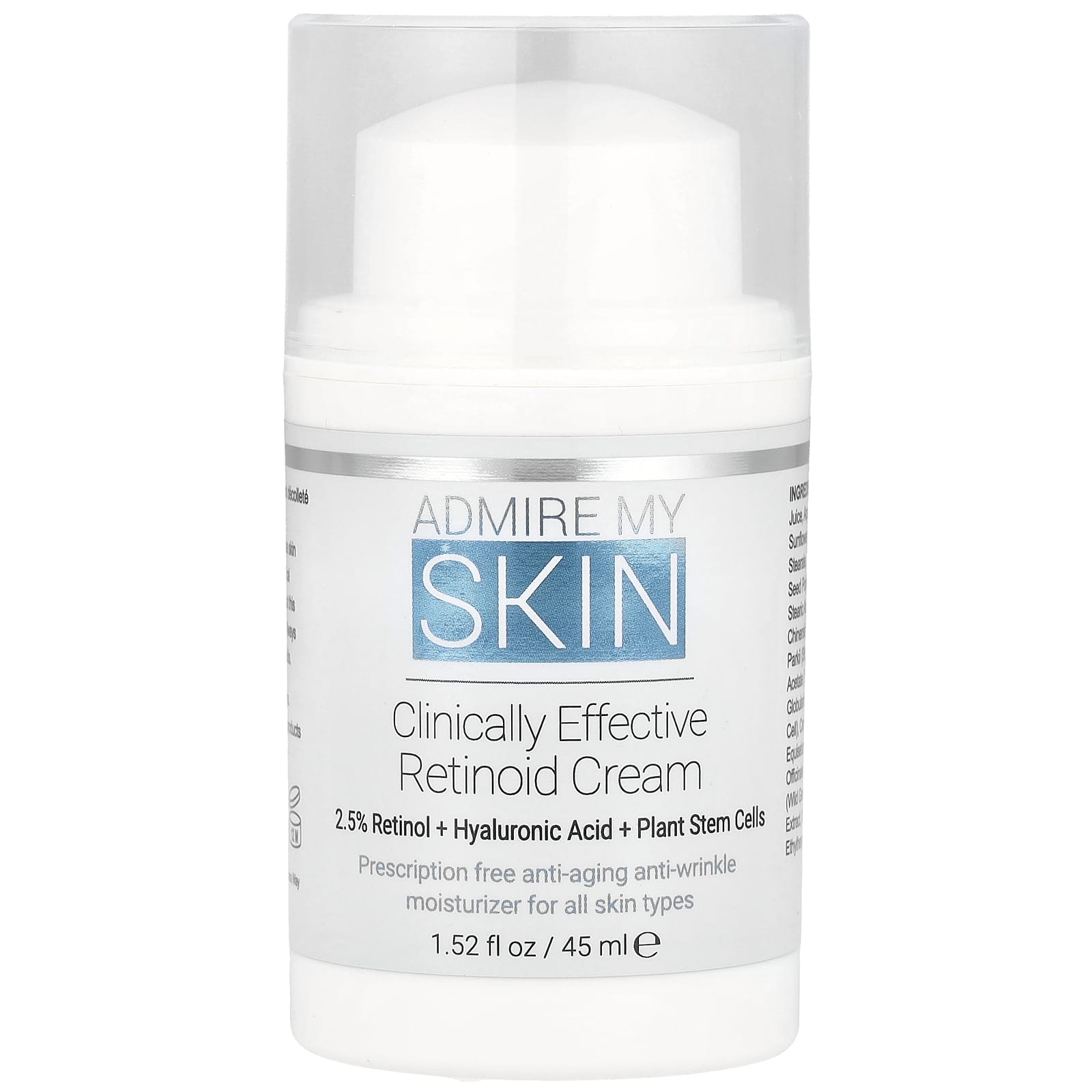 Admire My Skin, Clinically Effective Retinoid Cream, 1.52 fl oz (45 ml) Image 2