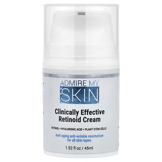 Admire My Skin, cremă cu retinoizi eficientă clinic, pentru toate tipurile de piele, 45 ml (1,52 fl oz);
