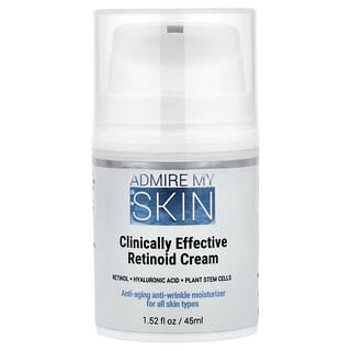 Admire My Skin, Klinik Olarak Etkili Retinoid Krem, Tüm Cilt Tipleri İçin, 45 ml (1,52 fl oz)