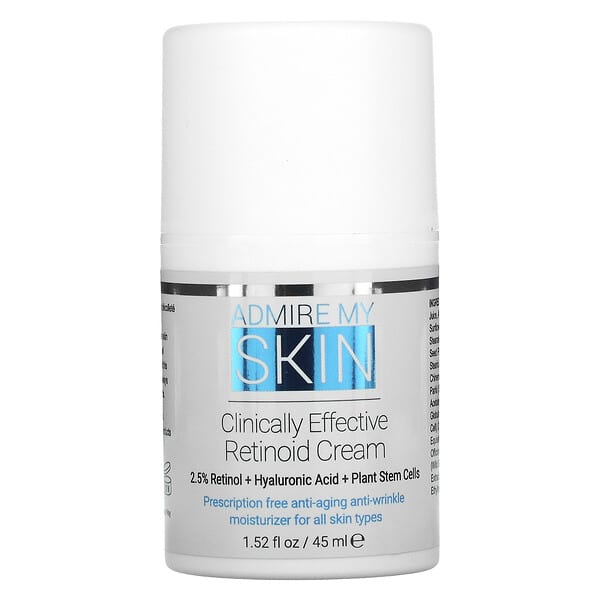 Admire My Skin, Crema con retinoides clínicamente eficaz, 45 ml (1,52 oz. Líq.)