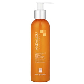 Andalou Naturals, Agente de limpieza cremoso, Limón Meyer más vitamina C, Efecto iluminador, 178 ml (6 oz. líq.)